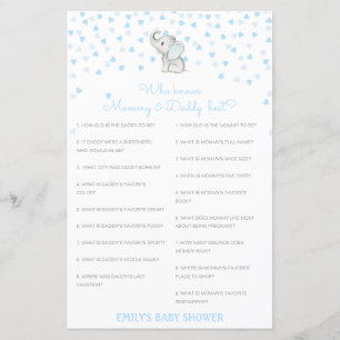 Papier Editable Who Knows Maman et papa Best