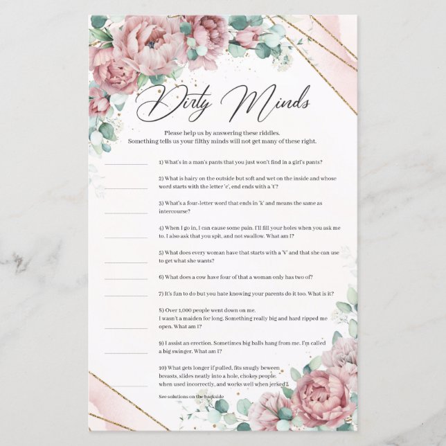 Papier Eeucalyptus doré rose pâle (Devant)