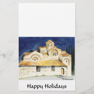 Papier églises d'Ohrid1, Joyeuses Fêtes, O.Weinroth