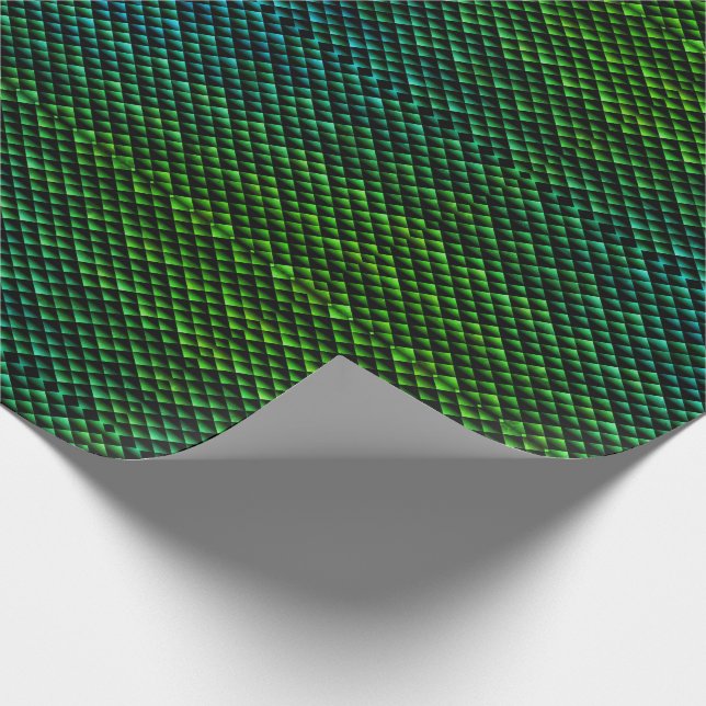 Papier électrique de cadeau de Dragonscale de peau (Coin)