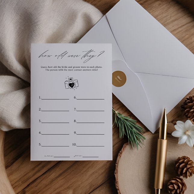 Papier Élégant Comme Ils Ont Été Vieux Fête des mariées J (Créateur téléchargé)