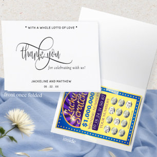 Papier Élégant Détenteur de billet de loterie Favoriser l