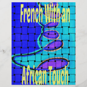 Papier Elégant mélange d'esthétique française et africain
