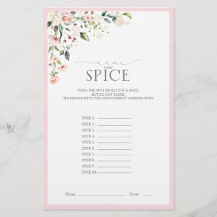 Papier Elégant rose aquarelle Fête des mariées florale Je