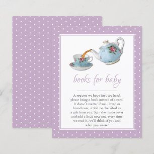 Papier Elégant Teacups Baby shower Tea Party Demande de r