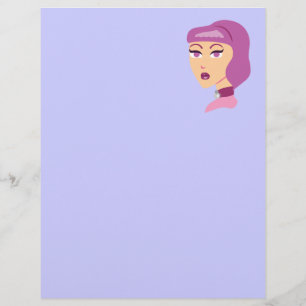 Papier Élégante dame des araignées