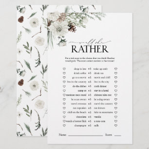 Papier Élégante Voudrait-Elle Plutôt Floral Fête des mari