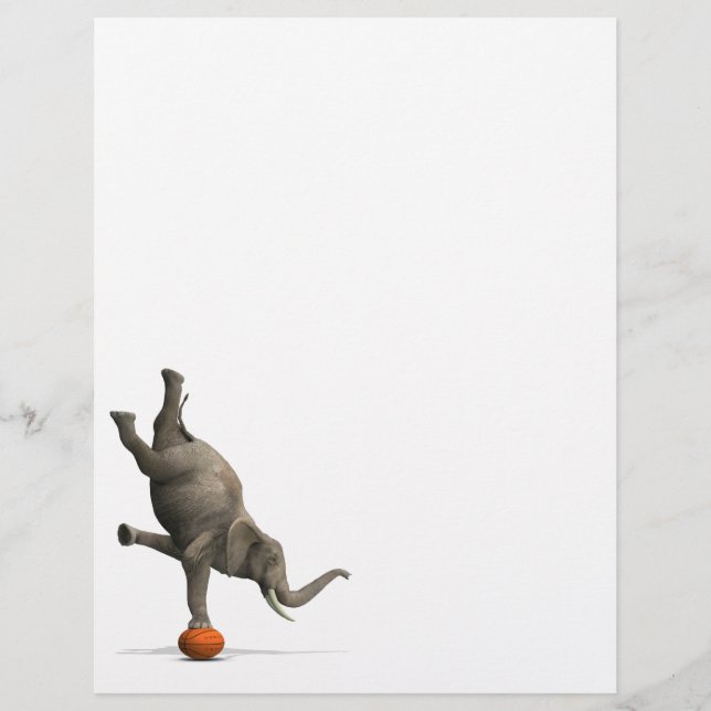 Papier Eléphant artistique (Devant)