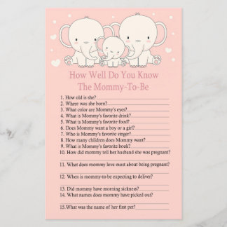 Papier Elephant Comme vous connaissez bien le jeu de baby
