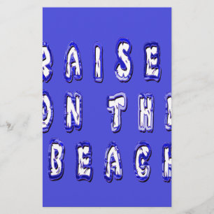 Papier Élevé sur la plage : Serene Beach Life Memories