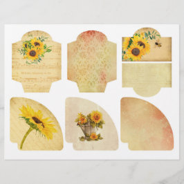 Papier Embellissements de Scrapbook coins et mini-poches