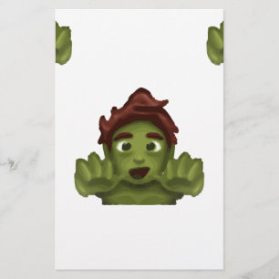 Papier emoji zombie