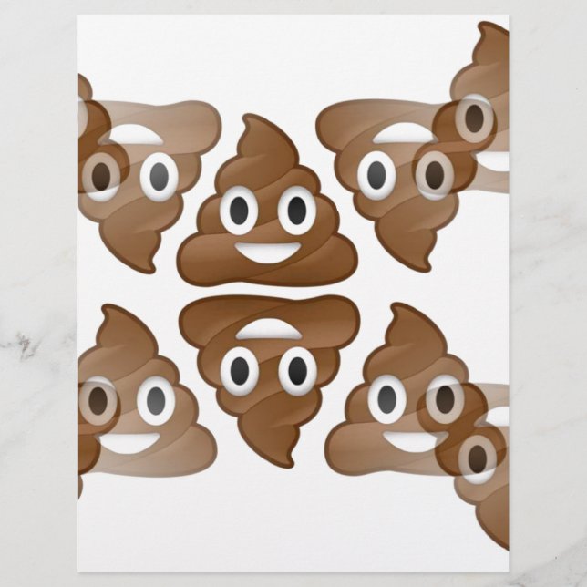 Papier emojis de caca (Devant)