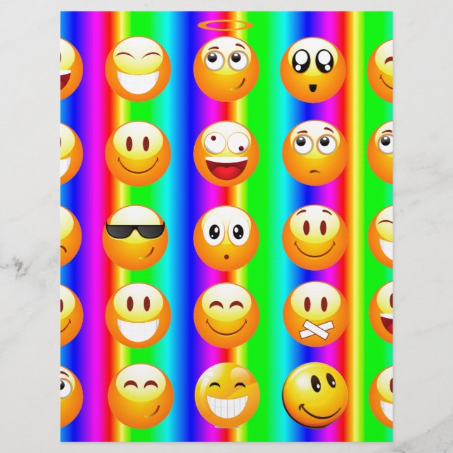 Papier émotion arc-en-ciel (Devant)