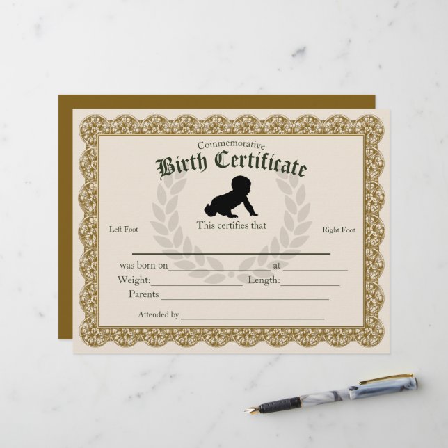 Papier Empreinte de remplissage de saké Certificat de nai (Devant/Arrière en situation)