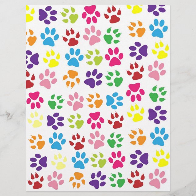 Papier Empreintes de pattes (Devant)