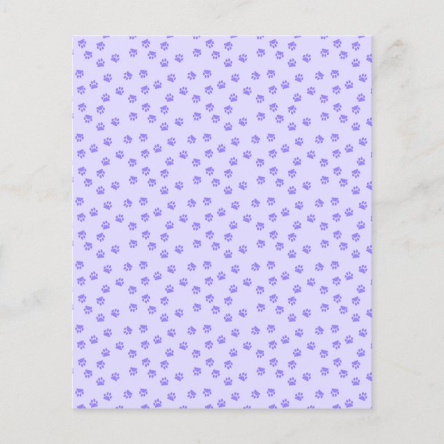 Papier Empreintes violettes (Devant)