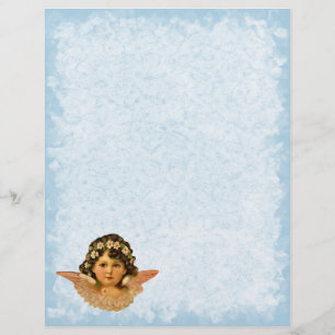 Papier en-tête Angel vintage