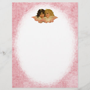 Papier en-tête Angel vintage