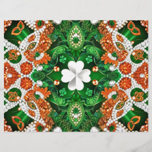 Papier En-tête avec design couleur Irlande