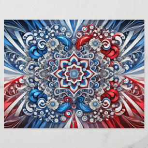 Papier En-tête avec design de couleurs françaises