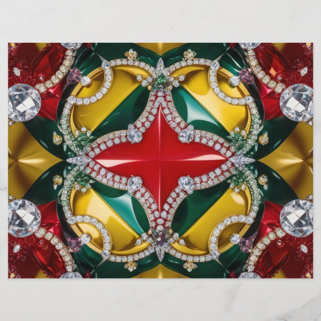 Papier En-tête avec design de couleurs Los Angeles (Devant)