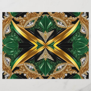 Papier En-tête avec design Jamaïcain