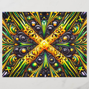 Papier En-tête avec design Jamaïcain