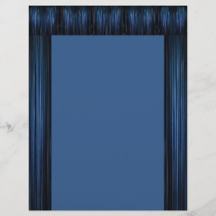 Papier En-tête bleu du théâtre