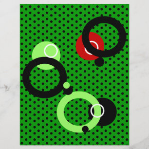 Papier En-tête de lettre Cercles rétro