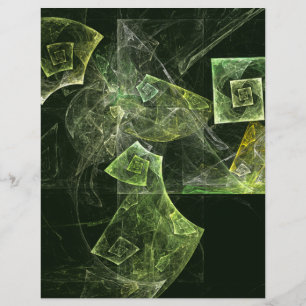 Papier En-tête de lettre d'art Abstrait à équilibre tordu