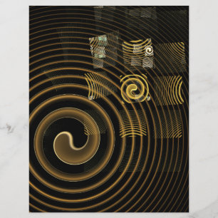 Papier En-tête de lettre d'art Abstrait Hypnose
