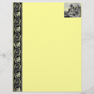 Papier En-tête de lettre de château médiéval