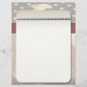 Papier En-tête de lettre de liberté américaine