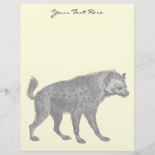 Papier En-tête de lettre Hyena
