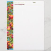En-tête de recette personnalisée aux fruits d'oise