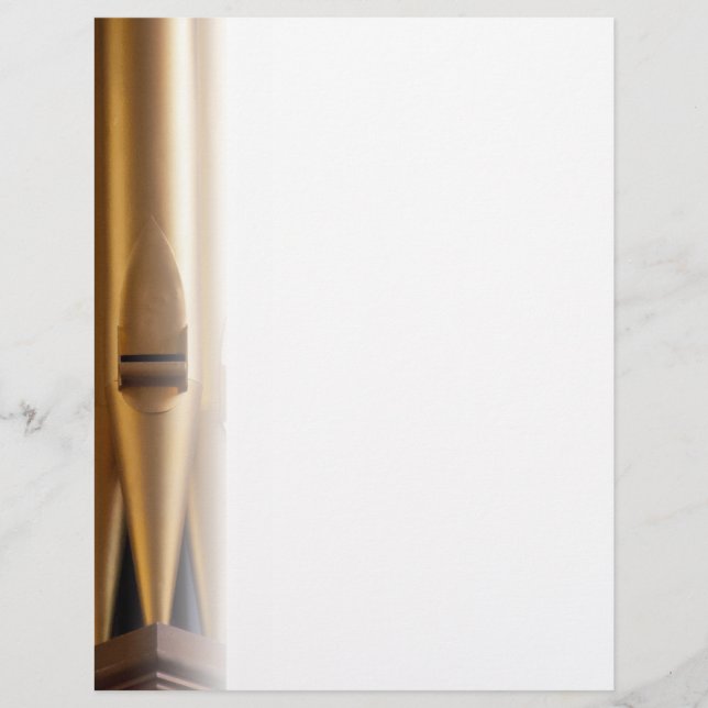 Papier En-tête de tuyau d'orgue ordinaire (Devant)
