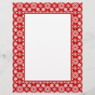 Papier En-tête des fêtes d'hiver