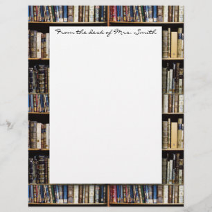 Papier En-tête des livres de bibliothèque