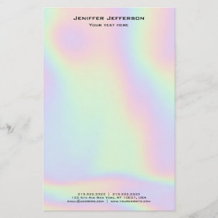 Papier En-tête d'une licorne élégante