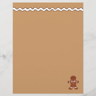 Papier en-tête en pain d'épices