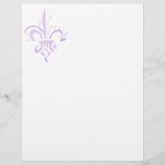Papier En-tête Fleur De Lis