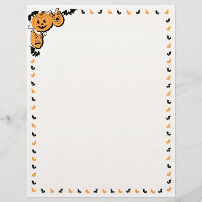Papier En-tête Halloween (Devant)