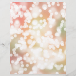 Papier En-tête, lumières scintillantes bokeh rose pâle