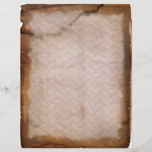 Papier En-tête Vintage à trait fissuré vieilli