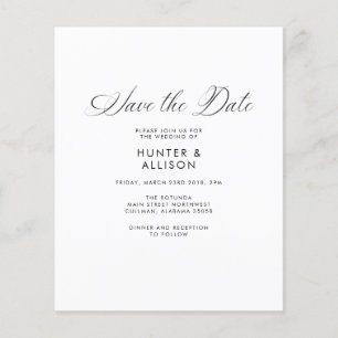 Papier Enregistrer L'Invitation Date