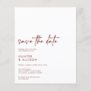 Papier Enregistrer L'Invitation Date