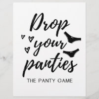 ENSEIGNE Jeu laisse tomber tes culottes, enterreme