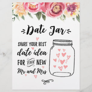 Papier ENSEIGNE pour jeu Pot de Date, Enterrement de Vie