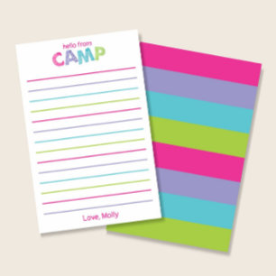 Papier Ensemble de lettres rustique en bois rose pour fil